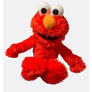 Sesame Street Elmo Plush Toy By Hasbro 10" Red Stuffed Animal